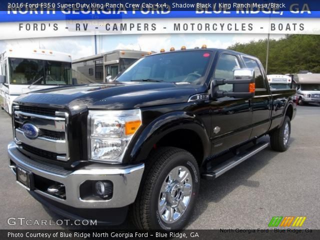 2016 Ford F350 Super Duty King Ranch Crew Cab 4x4 in Shadow Black