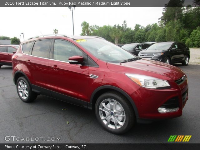 2016 Ford Escape Titanium in Ruby Red Metallic