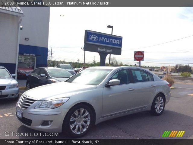 2009 Hyundai Genesis 3.8 Sedan in Platinum Metallic