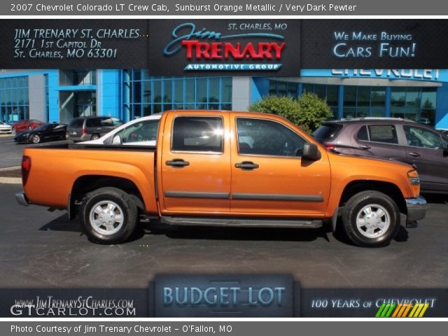 2007 Chevrolet Colorado LT Crew Cab in Sunburst Orange Metallic