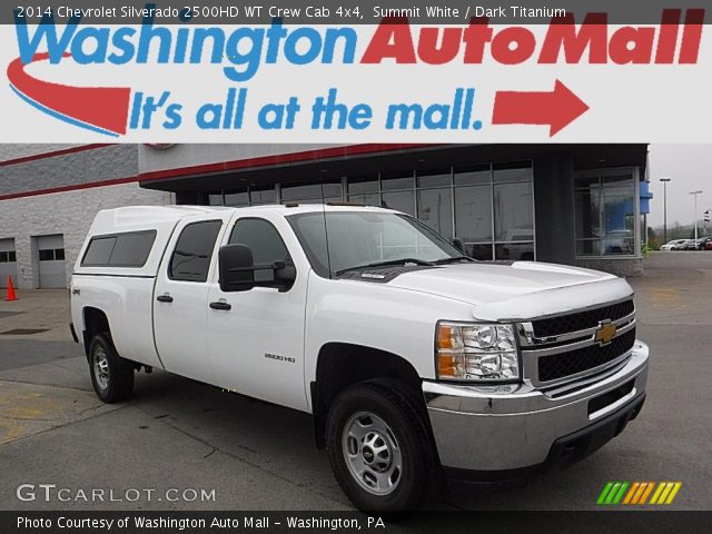 2014 Chevrolet Silverado 2500HD WT Crew Cab 4x4 in Summit White