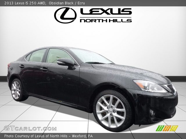 2013 Lexus IS 250 AWD in Obsidian Black