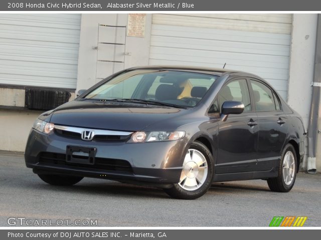 2008 Honda Civic Hybrid Sedan in Alabaster Silver Metallic