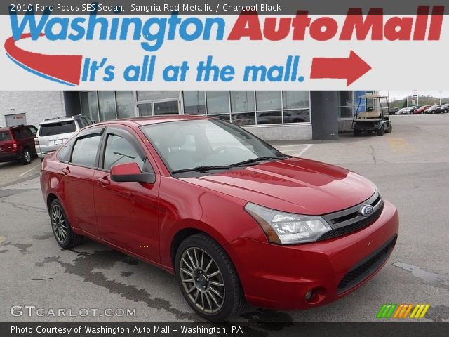 2010 Ford Focus SES Sedan in Sangria Red Metallic