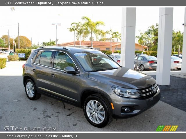 2013 Volkswagen Tiguan SE in Pepper Gray Metallic