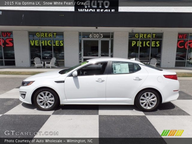 2015 Kia Optima LX in Snow White Pearl