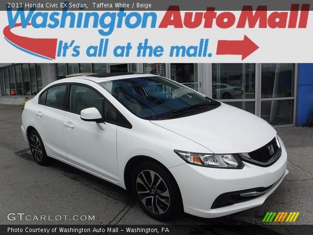 2013 Honda Civic EX Sedan in Taffeta White