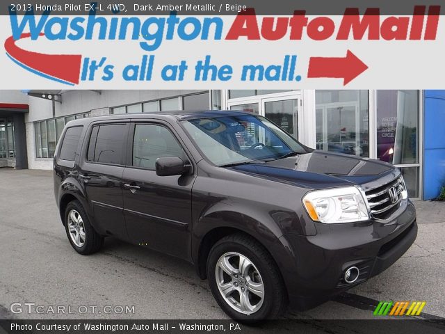 2013 Honda Pilot EX-L 4WD in Dark Amber Metallic