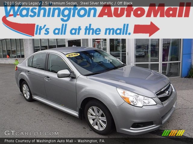 2010 Subaru Legacy 2.5i Premium Sedan in Steel Silver Metallic