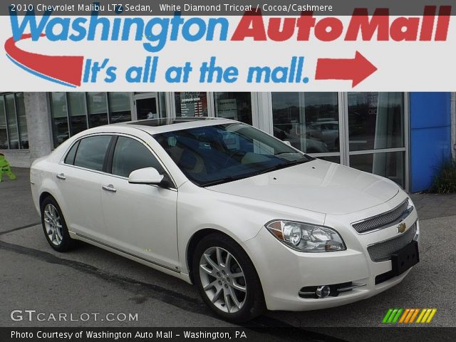 2010 Chevrolet Malibu LTZ Sedan in White Diamond Tricoat