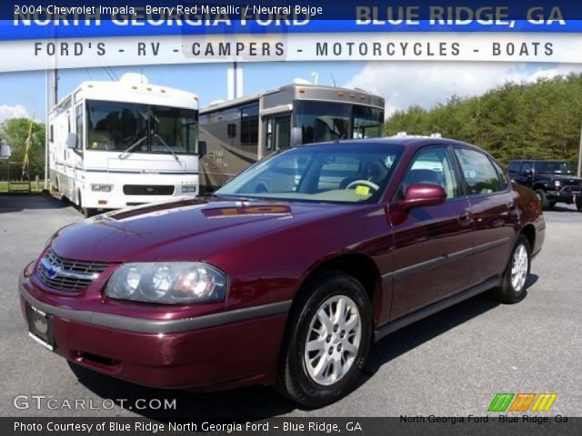 2004 Chevrolet Impala  in Berry Red Metallic