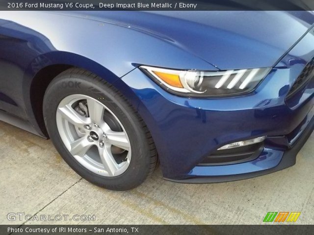 2016 Ford Mustang V6 Coupe in Deep Impact Blue Metallic