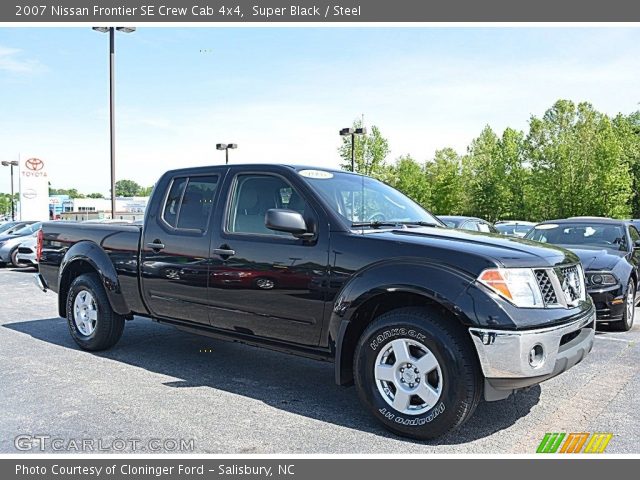 2007 Nissan Frontier SE Crew Cab 4x4 in Super Black