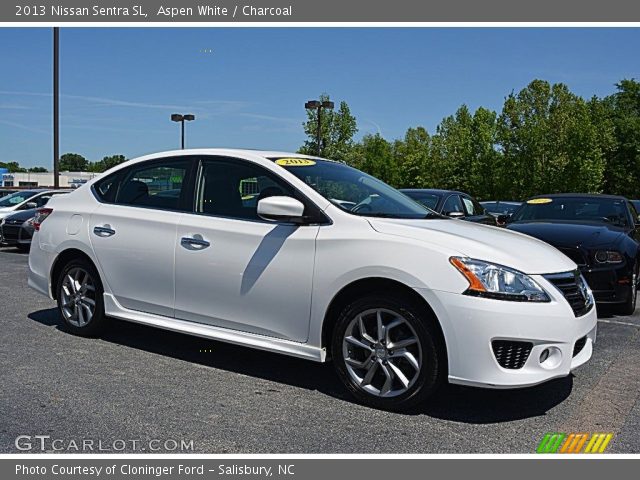2013 Nissan Sentra SL in Aspen White