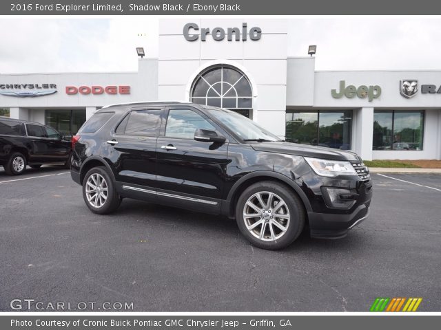 2016 Ford Explorer Limited in Shadow Black