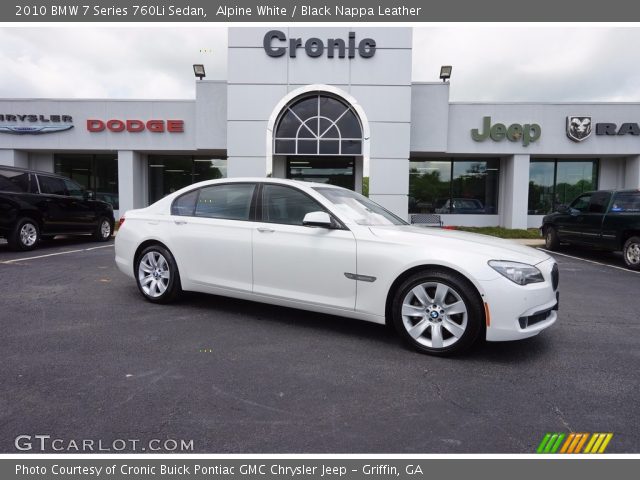 2010 BMW 7 Series 760Li Sedan in Alpine White