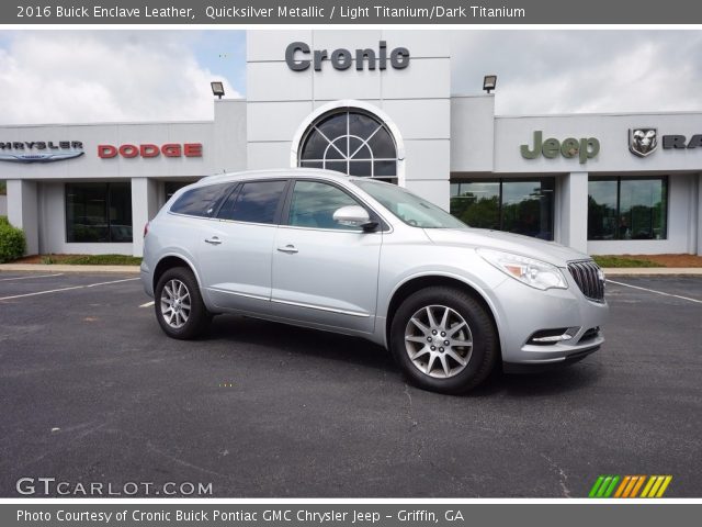 2016 Buick Enclave Leather in Quicksilver Metallic