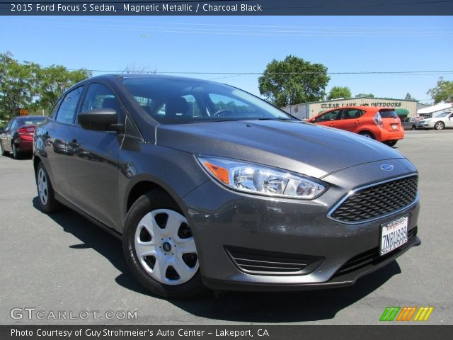 2015 Ford Focus S Sedan in Magnetic Metallic