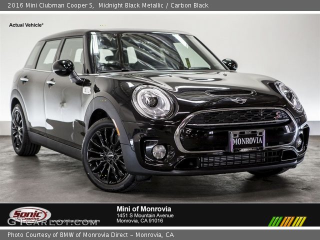 2016 Mini Clubman Cooper S in Midnight Black Metallic