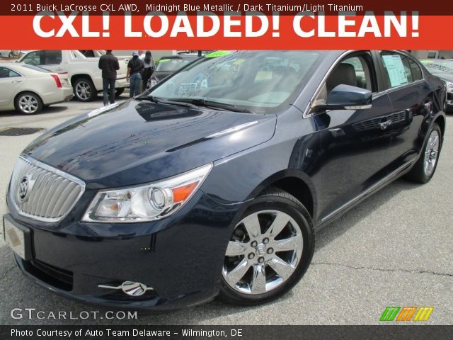 2011 Buick LaCrosse CXL AWD in Midnight Blue Metallic