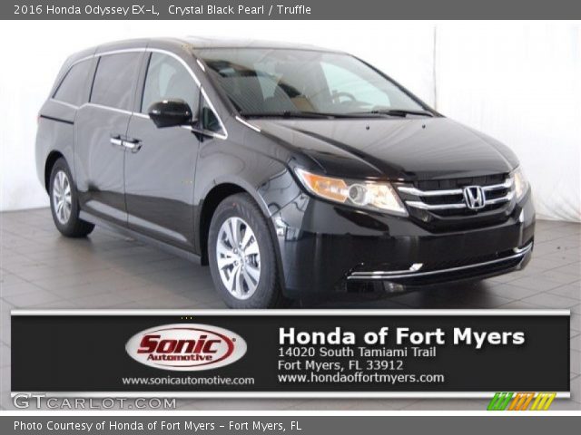 2016 Honda Odyssey EX-L in Crystal Black Pearl