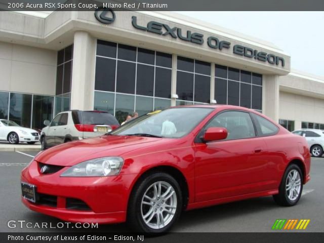 2006 Acura RSX Sports Coupe in Milano Red