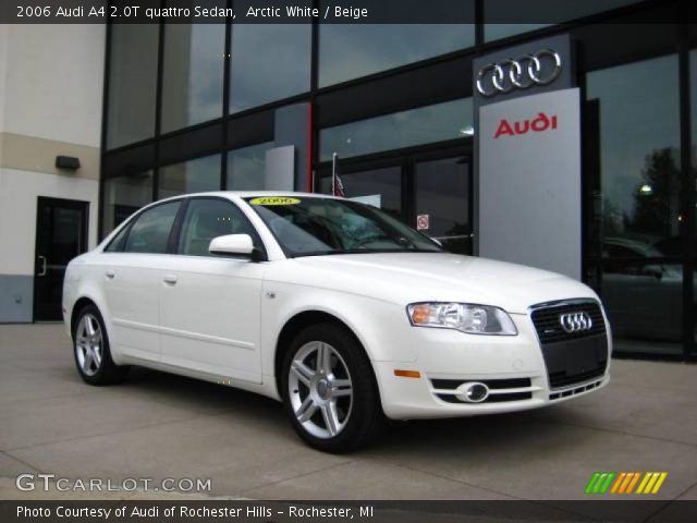 2006 Audi A4 2.0T quattro Sedan in Arctic White