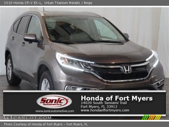 2016 Honda CR-V EX-L in Urban Titanium Metallic