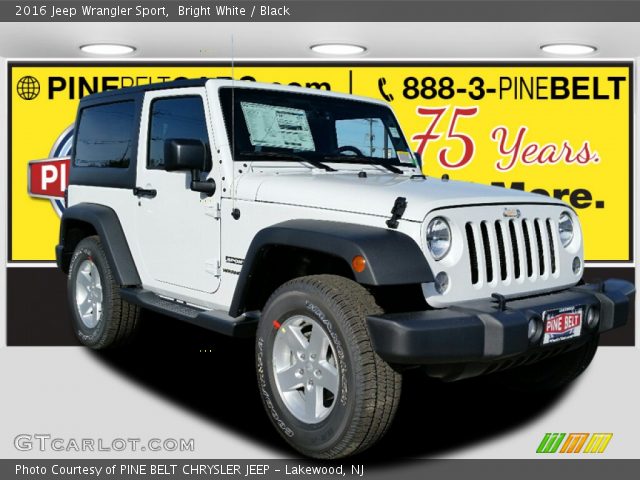 2016 Jeep Wrangler Sport in Bright White
