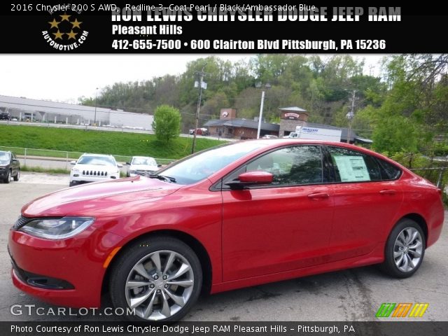 2016 Chrysler 200 S AWD in Redline 3-Coat Pearl