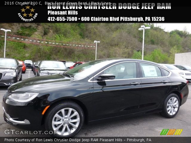 2016 Chrysler 200 C in Black Forest Green Pearl