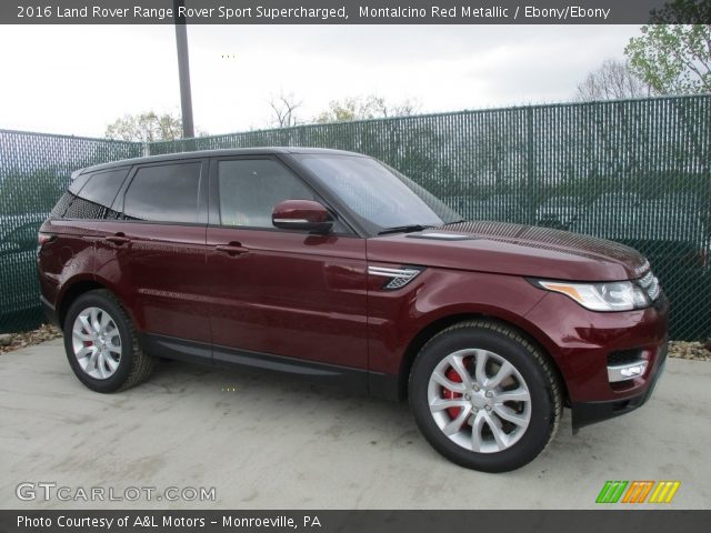 2016 Land Rover Range Rover Sport Supercharged in Montalcino Red Metallic