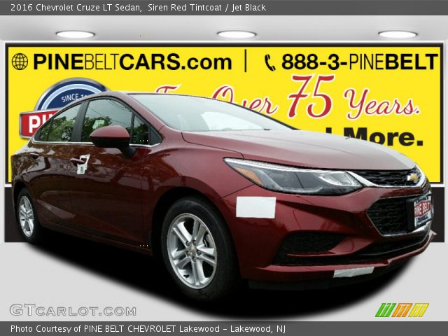 2016 Chevrolet Cruze LT Sedan in Siren Red Tintcoat
