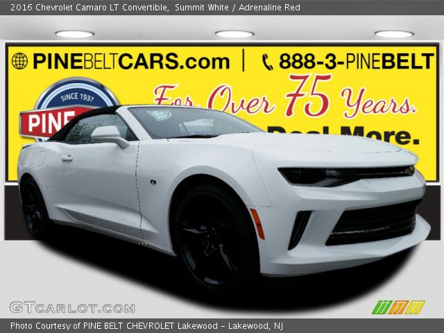 2016 Chevrolet Camaro LT Convertible in Summit White
