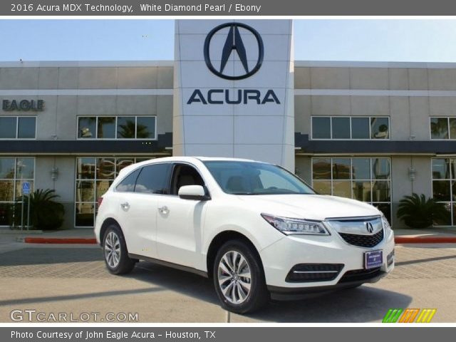 2016 Acura MDX Technology in White Diamond Pearl
