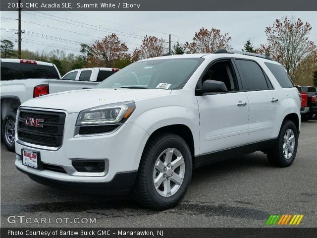 2016 GMC Acadia SLE in Summit White