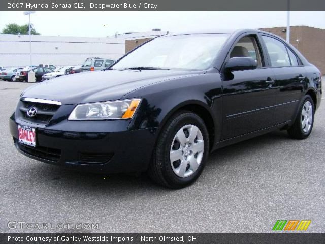 2007 Hyundai Sonata GLS in Deepwater Blue
