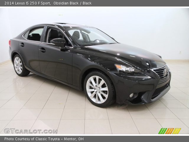 2014 Lexus IS 250 F Sport in Obsidian Black