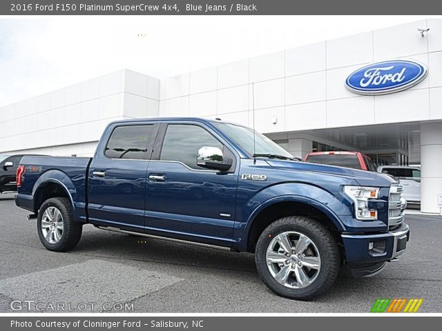 2016 Ford F150 Platinum SuperCrew 4x4 in Blue Jeans