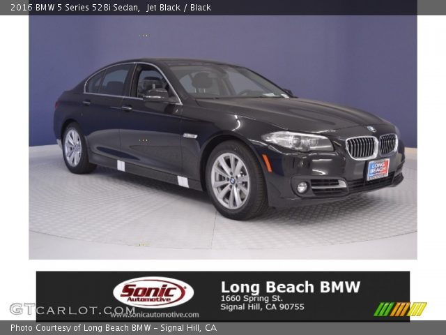 2016 BMW 5 Series 528i Sedan in Jet Black