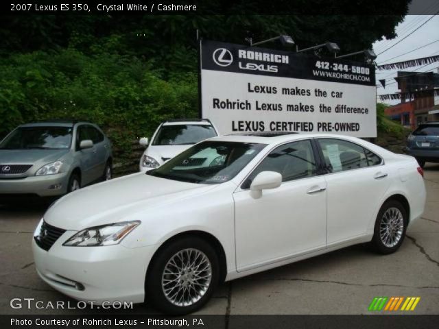 2007 Lexus ES 350 in Crystal White