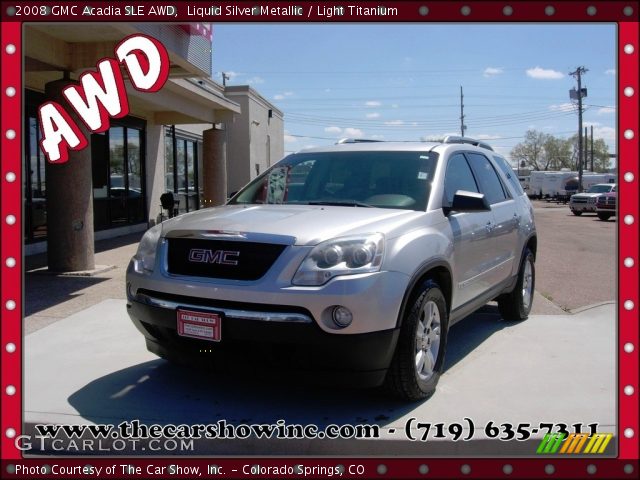 2008 GMC Acadia SLE AWD in Liquid Silver Metallic