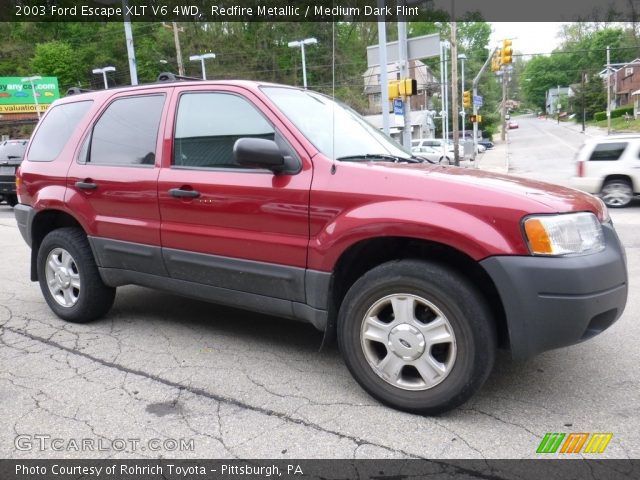 2003 Ford Escape XLT V6 4WD in Redfire Metallic