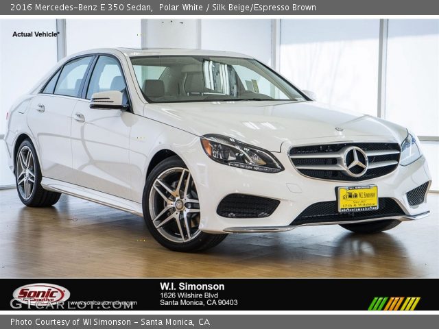 2016 Mercedes-Benz E 350 Sedan in Polar White