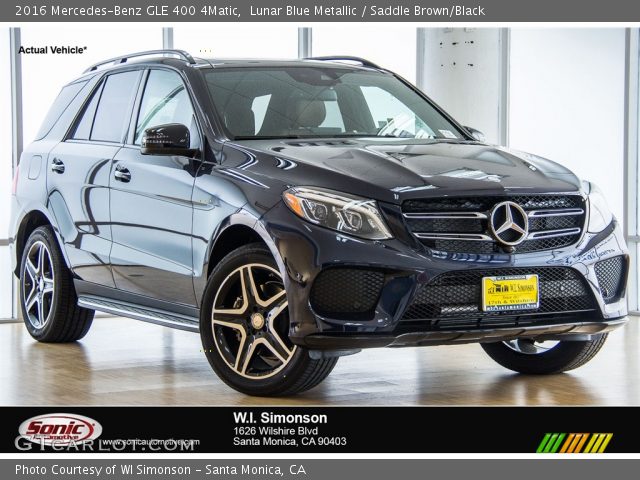 2016 Mercedes-Benz GLE 400 4Matic in Lunar Blue Metallic