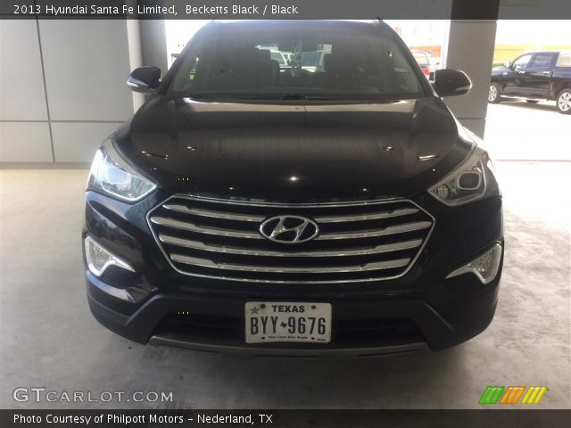 2013 Hyundai Santa Fe Limited in Becketts Black