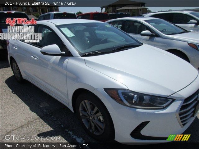 2017 Hyundai Elantra SE in White