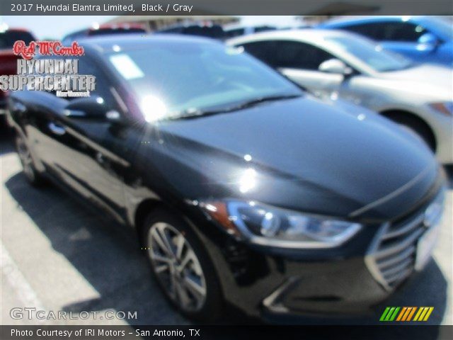 2017 Hyundai Elantra Limited in Black
