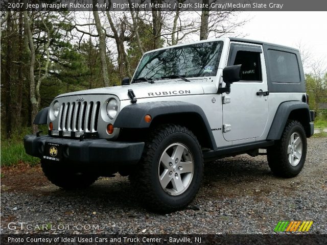 2007 Jeep Wrangler Rubicon 4x4 in Bright Silver Metallic