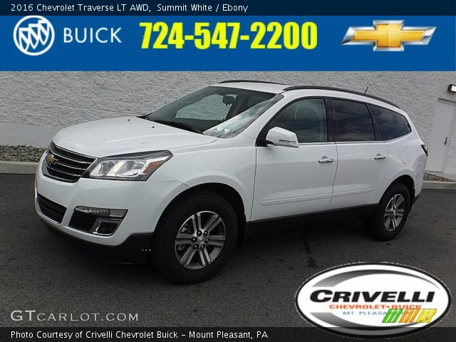 2016 Chevrolet Traverse LT AWD in Summit White